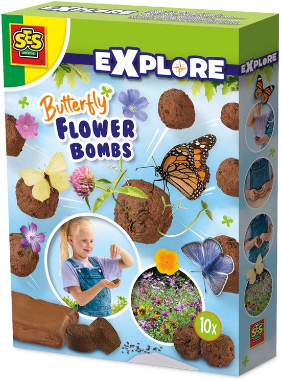 SES Creative Explore Vlinder Bloembommen
