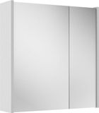 Saniclass Prime Armoire à miroir - 60x63x16cm - greige (gris)