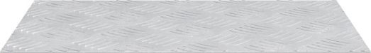 vidaXL Tapis d'escalier 4 pcs 50 x 30 cm argent aluminium rectangulaire