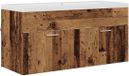 vidaXL Armoire de salle de bain vieux bois 100 x 38,5 x 46 cm