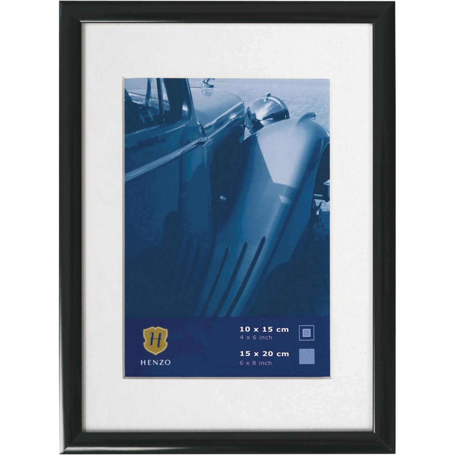 Henzo Portofino fotolijst - 15x20 cm - Zwart - Aluminium