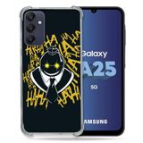 Cokitec Versterkte hoes voor Samsung Galaxy A25 5G Manga Assassination Classroom Kuro Zwart