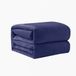 Good Nite Wollige flanellen fleecedeken, warm, zacht, voor bank, sprei, marineblauw, super kingsize, 230 x 270 cm