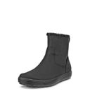 ECCO Soft 7 Tred W Enkellaarsjes Zwart Nubuck Dames Maat 38