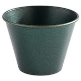 APS 40729 dipschaaltjes, set van 6, roestvrij staal, Ø 6 cm, hoogte 4,5 cm, groen