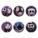 Hallmark Disney Tim Burton's The Nightmare Before Christmas tinnen bal, kerstversieringen, set van 12