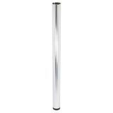 Wagner TENO meubelpoot, tafelpoot, meubelvoet, systeembuis, Ø 60 x 870 mm, verchroomd staal