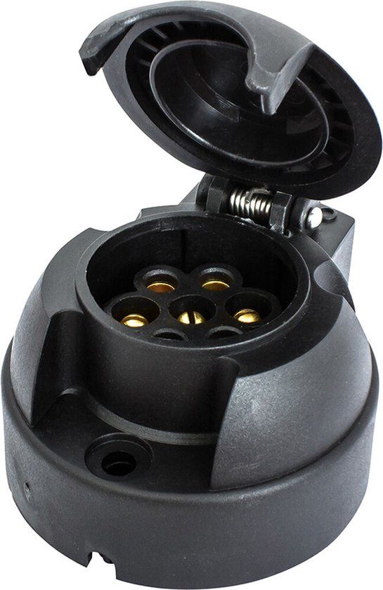 Carpoint Stekkerdoos 7-pol. kunststof met mistlichtschakelaar
