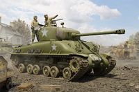Trumpeter Modelbouwpakket Militaire voertuigen - 61618 M4 Sherman - M4A1E8 Medium Tank Plastic - 1:16 - Modelbouw
