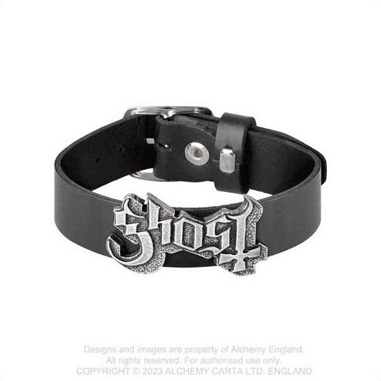 Ghost Alchemy Ghost - Logo Polsband - Zilverkleurig/Zwart