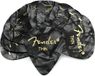 Fender 351 Premium Celluloid Picks Thin Black Moto 12 Pack