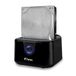 FANTEC USB 3.2 Gen1 dockingstation voor 1x SATA 3,5/2,5 inch SSD/harde schijf, overdrachtsnelheden tot 5 Gbit/s (SUPERSPEED), hoogglans kunststof, zwart