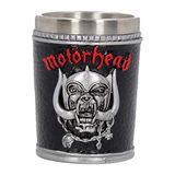 Nemesis Now B4122M8 Motorhead Shot Glas 7cm Zwart, Hars w/RVS Insert, 35 milliliter