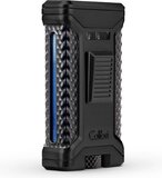 Colibri Ascari - Triple Jet Flame Aansteker voor Sigaren - Zwart - Navulbaar