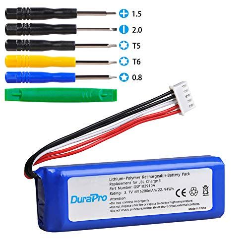 DuraPro JBL DuraPro 3,7 V 6200 mAh batterij GSP1029102A voor JBL Charge 3