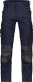 DASSY Werkbroek met kniezakken, Standaard werkbroek, Mannen, NACHTBLAUW/ANTRACIETGRIJS, Maat 50, Polyester, Extra kort