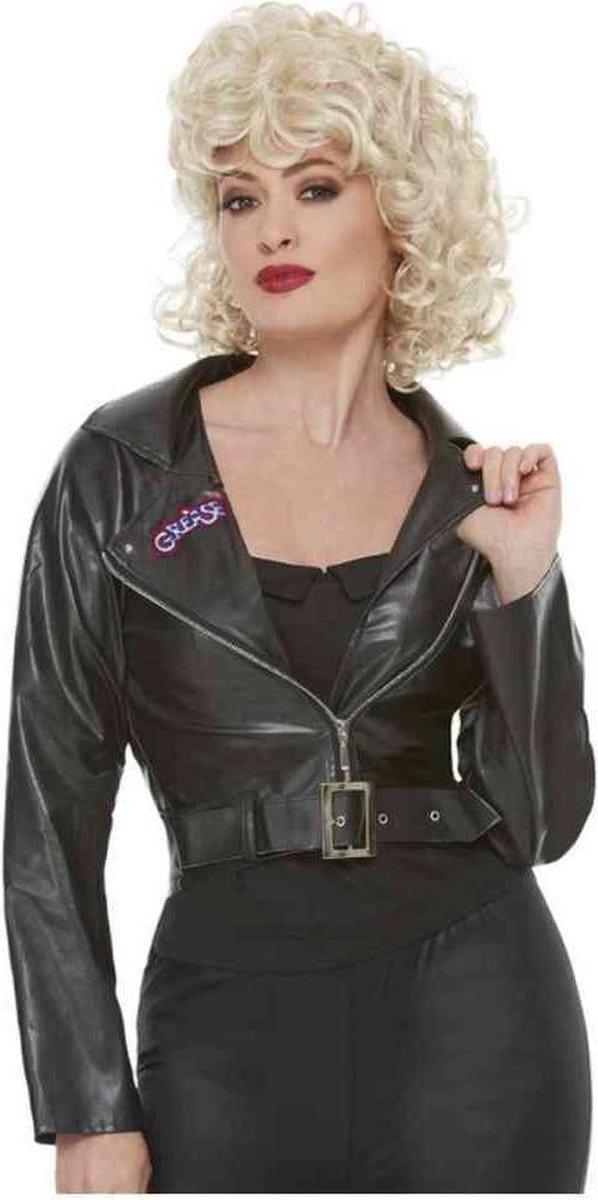 Smiffys Kostuum Jacket -M- Grease T-Birds Zwart