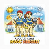Cool Careers: HVAC Heroes Coloring Book for Kids