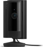 Ring Bewakingscamera, 2e generatie, voor binnen, zwart, 1080p HD-video, kleurenweergave bij weinig licht, 130° gezichtsveld