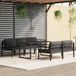 Maison Exclusive - Salon de jardin, 6 pièces, avec coussins, aluminium, anthracite