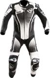 MUGENRACE Sidegun Zwart Wit Geperforeerd 1-Delig Motorpak - One Piece Suit