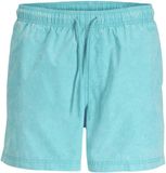JACK&JONES JPSTMAUI VIBRANT WASH SWIM SHORTS - Jongens - Zwembroeken - Scuba Blue - Katoen/Polyamide - Regular Fit