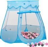 vidaXL Kinderspeeltent met 250 ballen 102x102x82 cm blauw