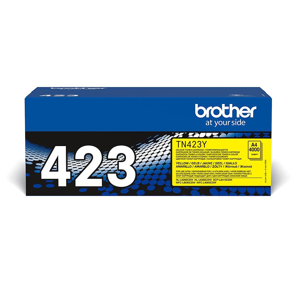 Brother TN-423Y Yellow Toner Cartridge - Original - 4000 Pages