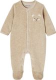 Vertbaudet Fluwelen koala slaappakje baby