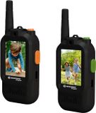 Bresser Youngster Video Walkie Talkies Set van 2 met 2 Inch Display | Bereik tot 200 m, beeld-in-beeldfunctie, spraakvervorming, 650 mAh batterij, USB C-oplaadkabel, draagriemen