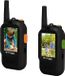 Bresser Youngster Video Walkie Talkies Set van 2 met 2 Inch Display | Bereik tot 200 m, beeld-in-beeldfunctie, spraakvervorming, 650 mAh batterij, USB C-oplaadkabel, draagriemen