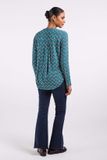 DIDI Dames Blouse Lola Green Ashen print maat 46