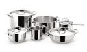 Lagostina Sfiziosa Acciaio Set de 10 casseroles - Inox - Convient à toutes les sources de chaleur