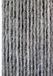 B-Living Cortenda Chat Queue Rideau Anti-Mouche - Gris/Blanc Mélangé - 100 x 230 cm
