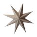 DBKD Paper winter star decoratiehanger Square sand, large, Ø19 cm