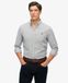 Superdry Homme Chemise Oxford Manches Longues Coupe Décontractée Grey Taille: M