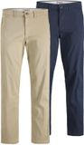 JACK & JONES JPSTKANE DAVE chino 2-pack heren maat 36/34 crockery