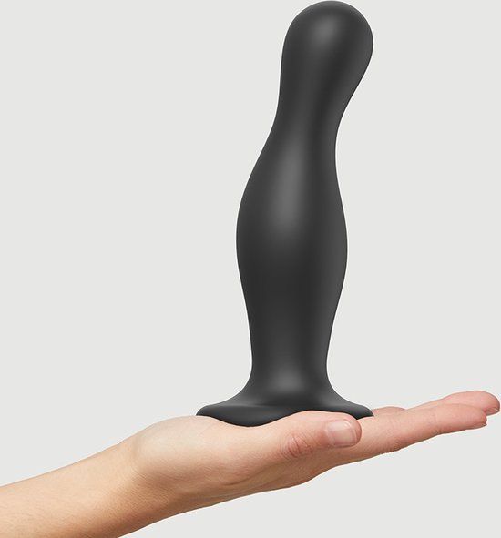 Strap-On-Me Dildo Plug Curvy Zwart L