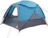 vidaXL Dometent met Verwijderbare Regenfly 4-persoons Blauw