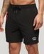 Superdry Homme, Short de Bain Imprimé Polo Recyclé 43 cm, Noir, Taille: M