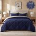 Sleep comfy Nova Bedtextile BV Sleep Comfy - Reverse Dekbed - 140x200 cm - Navy & Sand - met 1 Kussensloop 60x70 cm