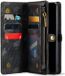 Caseme 008 Book Case en Back Cover Geschikt voor Samsung Galaxy S22 Hoesje Zwart