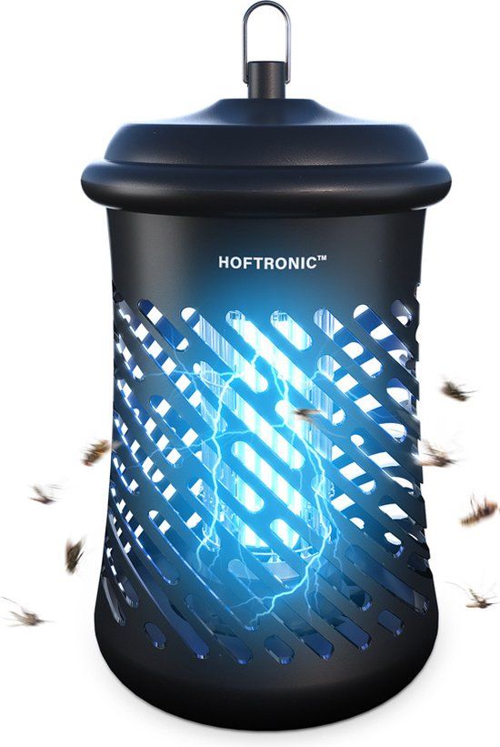 HOFTRONIC Muggenlamp - Vliegenlamp - UV Insectenlamp - Elektrisch - Zwart