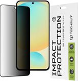 Techsuit Film de protection d'écran Privacy pour Samsung Galaxy S24 FE S721, Verre Trempé, Full Glue, 111D