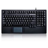 Adesso EasyTouch 425 Industrieel USB QWERTY Amerikaans Engels Zwart Toetsenbord