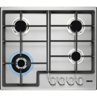 Zanussi ZGH66424XS - Gas Hob - 4 Zones - Stainless Steel - Built-in