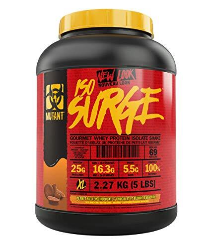 Mutant Mutant Iso Surge, Peanut Butter Chocolate, 5Lbs / 2.27Kg