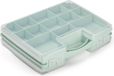 PLASTICFORTE Opbergdoos - mintgroen - kunststof - 28 x 21 cm - met deksel