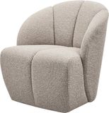 WOOOD Mojo Draaifauteuil - Bouclé - Beige Melange
