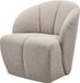 WOOOD Mojo Draaifauteuil - Bouclé - Beige Melange